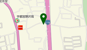 野沢町内公民館の地図画像