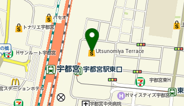 イーオン宇都宮テラス校の地図画像