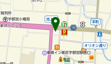 能開センター 宇都宮校高校受験専門館の地図画像