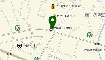 ん・らくーだ三の沢店の地図画像