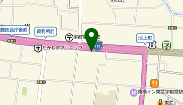 KCSセンター宇都宮中央の地図画像