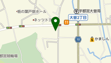 森永ユアサ牛乳宇都宮支店の地図画像