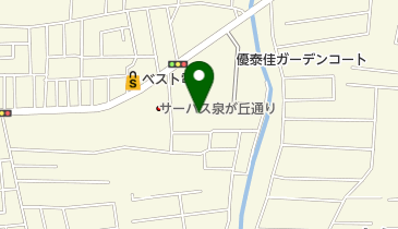 泉キリスト教会の地図画像