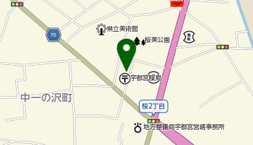 日本キリスト教団宇都宮教会の地図画像