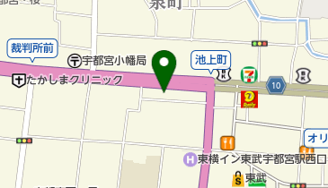 阿含宗宇都宮道場の地図画像