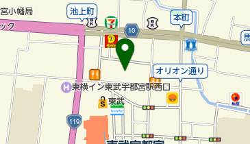 花園化粧品店の地図画像