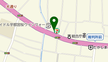 日光彫の店むらかみの地図画像