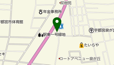 タカサキ自動車の地図画像