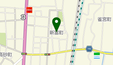 宇都宮市 雀の宮作業所の地図画像