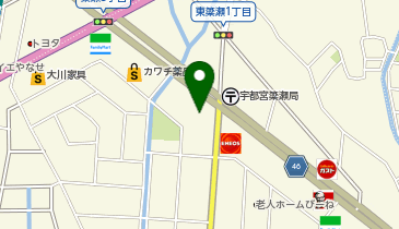 クラフトハートトーカイ 宇都宮簗瀬店の地図画像