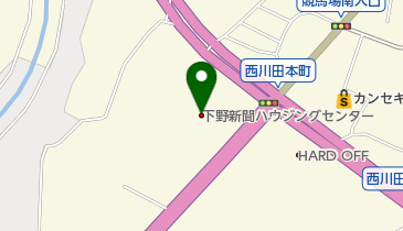 トヨタウッドユーホーム株式会社 西川田展示場の地図画像
