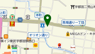 野村證券株式会社宇都宮支店の地図画像