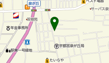 肉の泉屋の地図画像