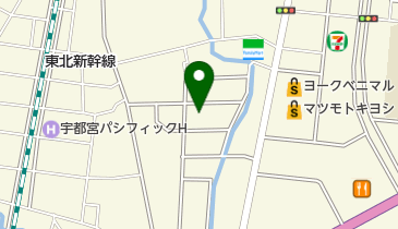 ユーシーシーフーヅ株式会社宇都宮支店の地図画像