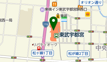 京樽宇都宮東武店の地図画像