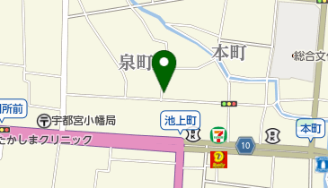 八百亀の地図画像