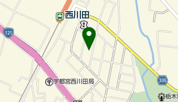 西川田接骨院の地図画像