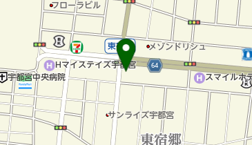 宇都宮医療レーザー研究所の地図画像