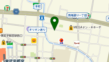 時計宝石つるのの地図画像