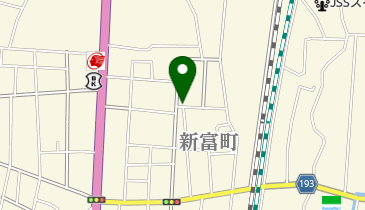 ハガ時計店の地図画像