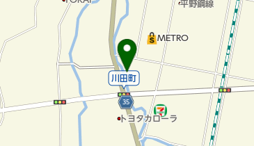 富士塗料株式会社の地図画像