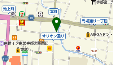 HAIRそらの地図画像