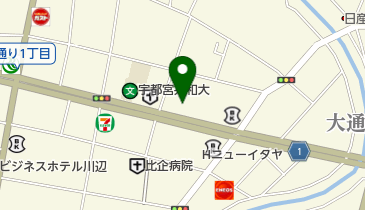 住友生命保険相互会社 栃木支社 業務用の地図画像