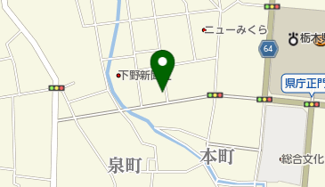 倉井理容室の地図画像