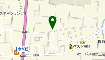 バーバーナカムラの地図画像