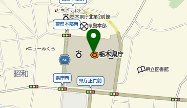 栃木会館の地図画像