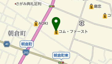 スクールショップオカの地図画像