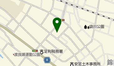 自由民主党足利支部の地図画像