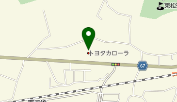 トヨタカローラ栃木株式会社 足利大久保店の地図画像