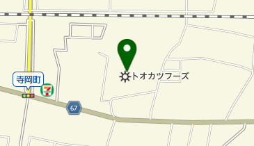 トオカツフーズ株式会社 足利工場の地図画像