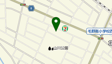 足利市 毛野体育館の地図画像