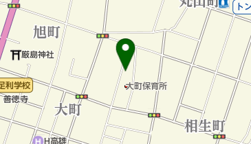 梁川整骨院の地図画像