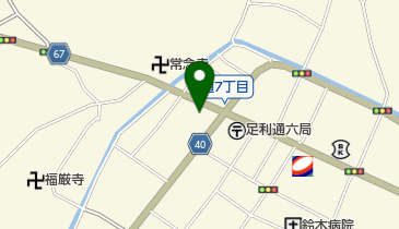 あくつ美容室の地図画像