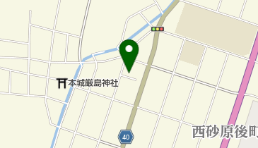 ハート美容室の地図画像