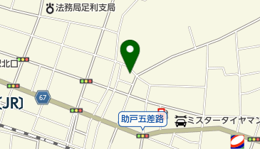 美容室マジックアームの地図画像