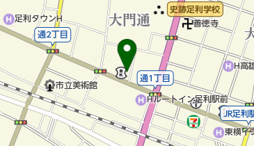 ピンクハウス足利店の地図画像