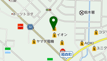 ジャスコスポーツクラブ栃木の地図画像