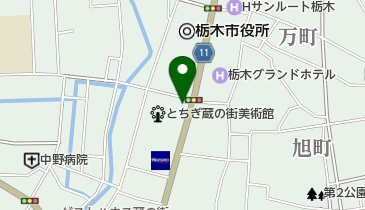 有限会社地神商店の地図画像