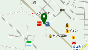 有限会社小花タイヤ商会 インター店の地図画像