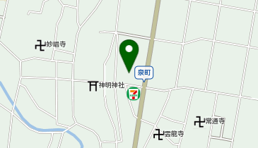 有限会社田名網電気の地図画像