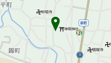 平沢商事株式会社の地図画像