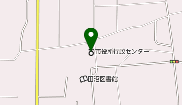 佐野市 田沼中央公民館・田沼文化福祉センターの地図画像
