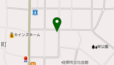 佐野市 勤労者会館の地図画像