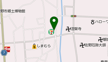 ウィークリールーム佐野の地図画像