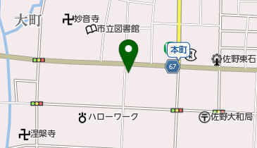 和田金物店の地図画像