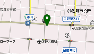 コジマ化粧品店の地図画像